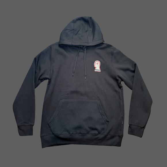 Quiksilver Dream Sessions Hoodie Black Size M NWT $80 MSRP Cotton Blend - Picture 1 of 8